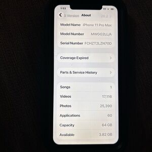 Apple iPhone 11 Pro Max 64GB Face ID doesn’t work w/ heavy duty case